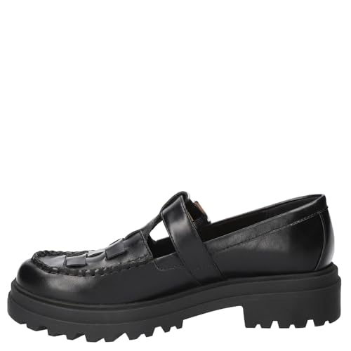 Bella Vita Women's Makell Lug Mary Jane, Black, 6 Narrow - image 5