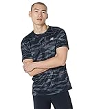 New Balance Men's Accelerate Short Sleeve, Black Camo , Large