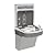 Elkay LZS8WSLK Wall Mount Drinking Fountain with Bottle Filler Station, Light Gray Granite