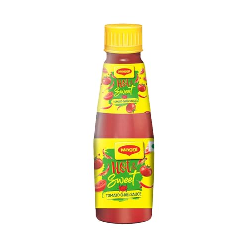 Maggi Hot & Sweet Tomaten Chilli Sauce 200g – Pikant & Süß, Ideal für Dips, Grillgerichte, Verfeinert Gerichte, Vielseitige Würzsauce, Perfekt zum Dippen mit Kajal