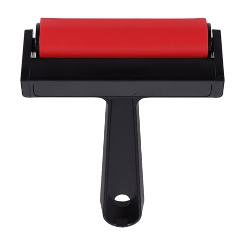LALAFINA Rubber Roller Printmaking Tool Paint Brush Ink Applicator Art Craft Oil Painting Roller for Printmaking Wallpapers Stamping Gluing Supplies
