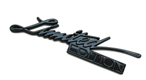 Image of 2pcs Limited Edition Decal Sticker Trunk Emblem 3D Badge Nameplate Logo Replacement for F150 F250 F350 Chevy Silverado 1500 2500 Chevrolet C10 C15 (Black)