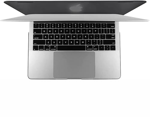 Image of Amazon Basics MacBook Air M1 Hard-Shell Case & Keyboard Cover for 2018-2021 Release | Compatible with MacBook Air 13 inch (A2337, A1932, A2179) with Touch ID Retina Display (Black)