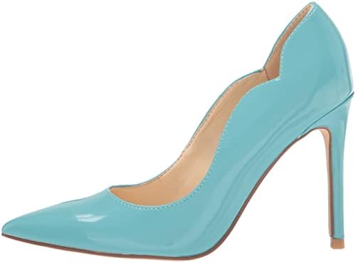 Nine West Women's Foxy3 Pump, Vintage Blue Patent Leather, 8 | Image 7