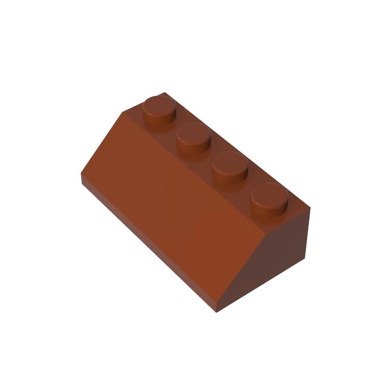 Gobricks GDS-591 Slope 45° 2 x 4 50PCS Compatible with Lego 3037 DIY Parts and MOC Components for Major Brick Brands Color?Reddish Brown 192