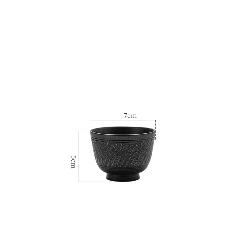 Filiżanki Matcha Handmade Kung Fu Tea Filiżanka Stary Czarny Pozłacany Srebrny Osobisty Kubek do picia Herbaty Ceramiczna Filiżanka do herbaty Filiżanka do herbaty Zestaw do zaparzania herbaty Kubek