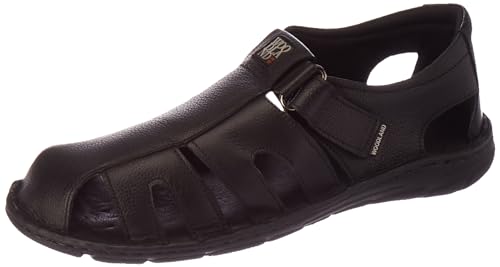 Woodland Mens Black Leather Sandal-6 UK (40 EU) (GD 4061121) (B0CHW2Z7SV) Amazon Price History, Amazon Price Tracker