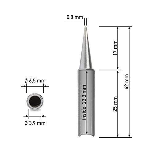QUICK Punta per saldatura dritta, a forma di