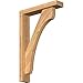 Ekena Millwork BKT0402X16X24LEC05SWR Legacy Block Smooth Bracket w/Offset Brace, Western Red Cedar