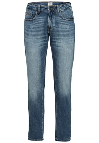 camel active Herren Slim Fit Madison Stretch Jeanshose Hose, Mittelblau (Indigo - 46), 44W / 34L – Ansicht 1