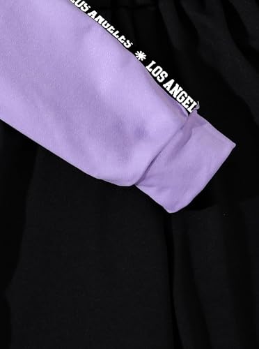 Hilinker Girls Graphic 3 Piece Outfits Workout Hoodie Crop Tank and Sweatpants Set4