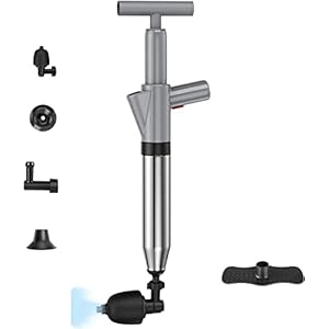 EndyAk Witte hoogefficiënte drukpompreiniger voor keukenriolen, toiletten en gootstenen