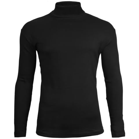 Camiseta de manga larga y cuello alto de algodón para hombre de Brody & Co. Cover