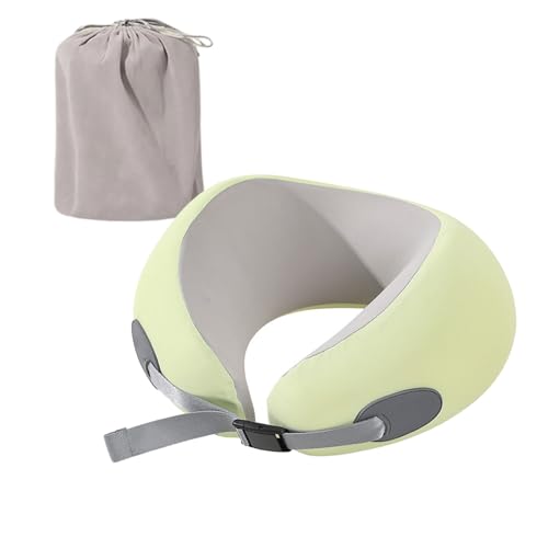 低反発 U 字型枕旅行首睡眠肩当てクッション飛行機旅行首低反発形状枕