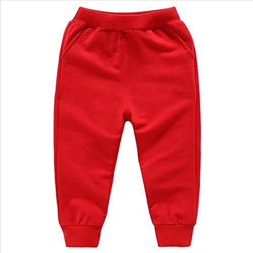 Toddler and Baby Winter Pants with Bow Solid Loose-Fit Warm Trousers for Girls and Boys Kids' Cozy Bottoms3