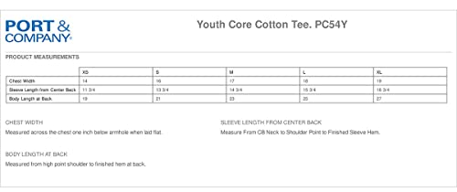 Port & Company Youth 5.4 oz 100% Cotton T-Shirt-L (Neon Green)2
