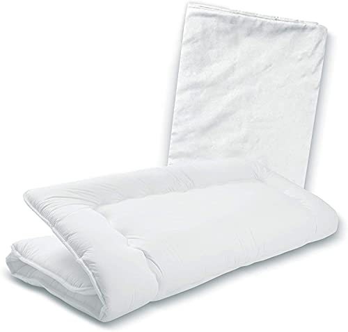 Luxton Home Japanese Shiki Futon with Sheet - Foldable Mattress for Sleep & Travel - Twin Long