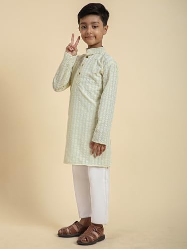 Image of Pro-Ethic Style Developer Boys Cotton Kurta Pajama For Kid's Ethnic Wear | Cotton Kurta Pajama (S-227)