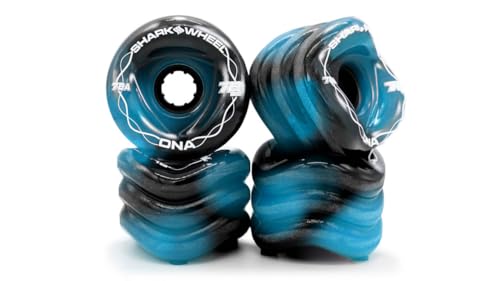 Shark Wheel 72mm 78a Longboard Cruising Wheels, DNA Formula, Set of 4 Wheels...