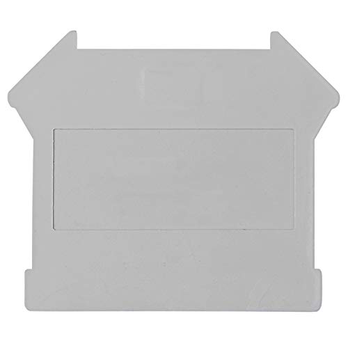 ASI ASIDUK410 Din Rail Mounted Terminal Block End Cover (Pack of 25)