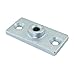 DGBRSM 2PCS 3/8 Inch Ceiling Flange Hangers Ceiling Flange Hanger Plate Threaded Galvanized Ceiling Flange Hanger Plate for DYI Plumbing and Industrial Decor