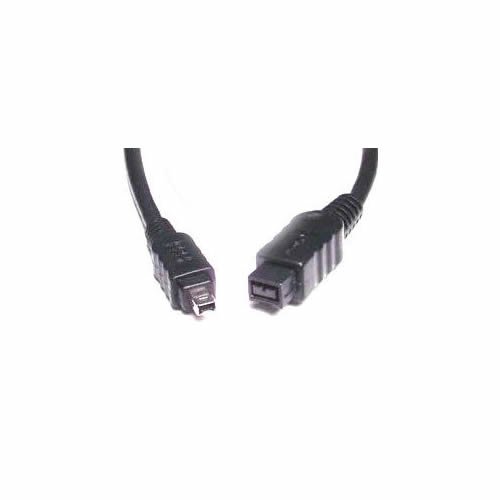 Cablemax Firewire 800 1394b 9 to 4 Cable 6 ft. DV iLINK Camcorder Cable