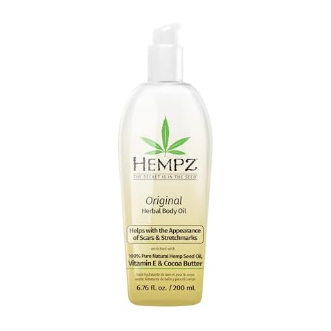 HEMPZ Floral Banana Body Oil Cover