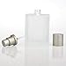 Enslz Frosted Glass Bottle Perfume Atomizer Refillable Spray Empty Perfume Bottle for Men and Women (50ml)