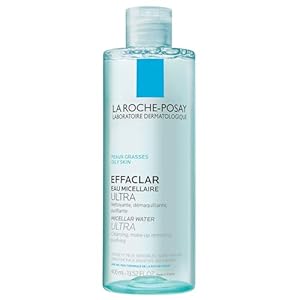La Roche-Posay Effaclar Micellar Cleansing Water Toner for Oily Skin, Oil Free Makeup Remover, Safe for Sensitive Skin with Thermal Spring Water