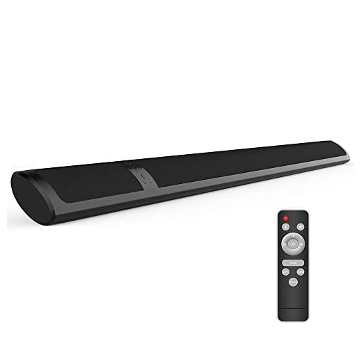 MORWIN KY-3000B Barras de Sonido para TV Bluetooth Barra de Sonido de Cine en Casa Sonido Envolvente Rich Bass Control Remoto Opt HDMI Coax AUX RCA