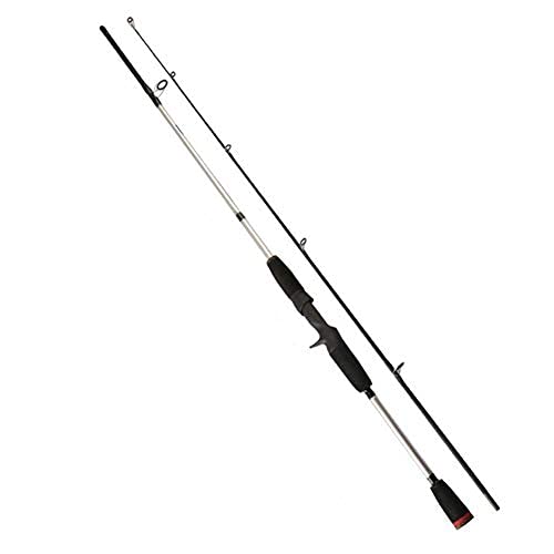AKDSteel Fishing Rods 65 inch Lightweight Portable Casting Rods Fast Action Baitcasting Rods Casting Lure Fishing Tackle Carrying Up to 6kg Silver Bend Handle