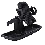 Akozon Armaturenbrett-Handyhalterung mit Ablagefach, Telefonhalter-Halterung, Armaturenbrett-Organizer, Ablagefach, Ersatz für TJ 1997–2006