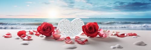 Diamond painting grand format romantique pour créer un havre de paix créatif chez soi