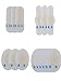 Cuscinetti per Blister Cerotti in Gel per Cuscinetti per Vesciche Patch per il Trattamento　Bende per Blister Adesive con Sigillo Idrocolloide per Prevenire le Vesciche 15 Pezzi Impermeabili