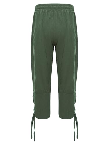 renvena Medieval Renaissance Lace-Up Ankle Pants for Boys Viking Navigator Pirate Vintage Trousers2