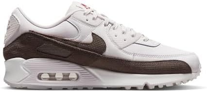 Nike Mens Air Max 90 Running Shoes (11.5) Pearl Pink/Baroque Brown/Picante Red/Baroque Brown | Image 2