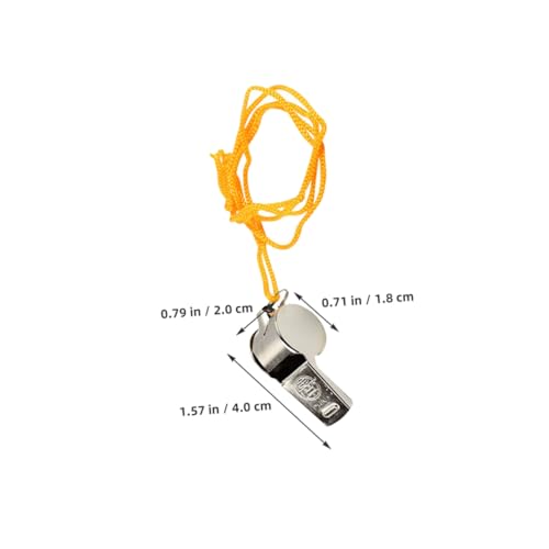 Set de 10 silbatos VICASKY con cordón para emergencias miniatura 2