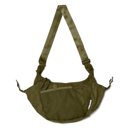 Image of Baboon to the Moon Crescent Crossbody Travel Sling Bag