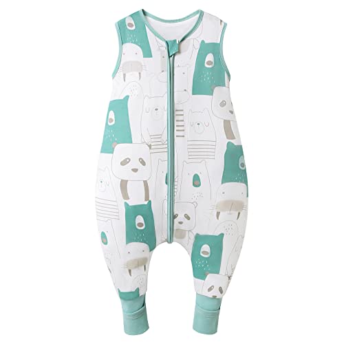 Mosebears Gigoteuse d'été, couverture avec de motifs mignons, lavable 0,5 tog pour fille et garçon, sac de couchage pyjama sans manches Cover