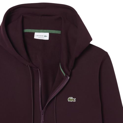 Image of Lacoste Men's Classic Fit Zipped Fleece Sweatshirt