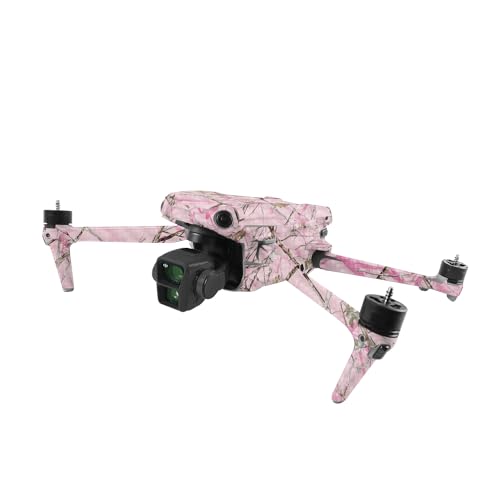 Image of MightySkins Carbon Fiber Skin Compatible with DJI Air 3 - Conceal Pink | Protective, Durable Textured Carbon Fiber Finish | Easy to Apply