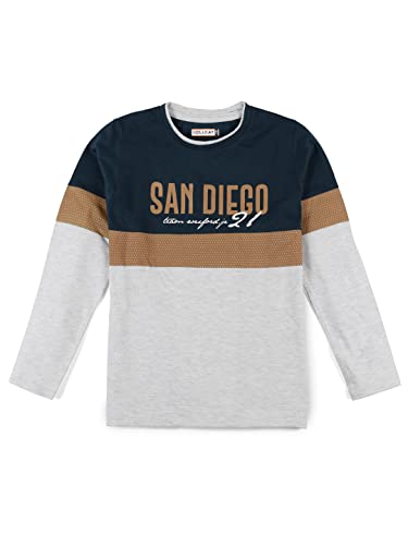 Image of HELLCAT Boys Regular Fit FullSleeve Blended Cotton Tshirt Combo Pack - DarkBlue