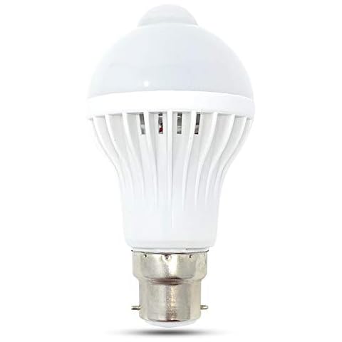 5w B22 LED Motion Sensor lights Indoor - Automatic Smart Motion Sensor PIR Light bulb with Movement Activated Sensitive sensors - Ideal Closet / For Stairs Sensor lights indoors Bulbs 3000k Bayonet - Warm White 5w - 50w Equivalent MSC (B22 Warm 1) Cover