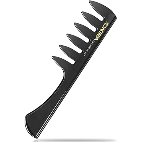 Styling Hair Comb Wide Tooth Comb Fantail Comb Hairdressing Comb Professional Barber Hairstylist Comb Accessories Shaping Wet Barber Combs Tools for Men Women Salon Cover