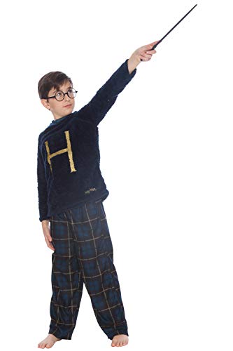 Harry Potter Mrs. Weasley H Holiday Christmas Sweater Fleece Flannel Pant Pajama 2pc Gift Set3