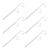 GOOHOCHY Metal Shepherds Hooks for Garden 12Pcs Mini Plant Label Stakes for Hanging Plants and Outdoor