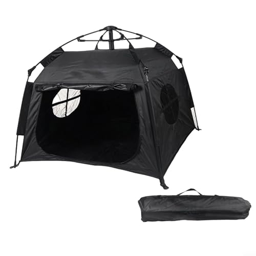Casa para gatos y perros transpirable con gran espacio interior Helilyco Up caqui 2