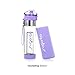 NEW Improved AquaFrut Bottom Loading Fruit Infuser Water Bottle Complete Bundle Includes Bottle Brush, Insulating Sleeve & Infusion Recipe eBook. Leak Proof Sweat Proof BPA-Free (Purple)