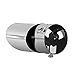 Exhaust tip - to Fit 1.5 to 2 Inch Exhaust Tail Pipe Diameter- Stainless Steel to give Chrome Effect - Car Muffler Tips