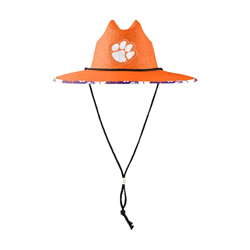 Image of FOCO Clemson Tigers NCAA Team Color Straw Hat